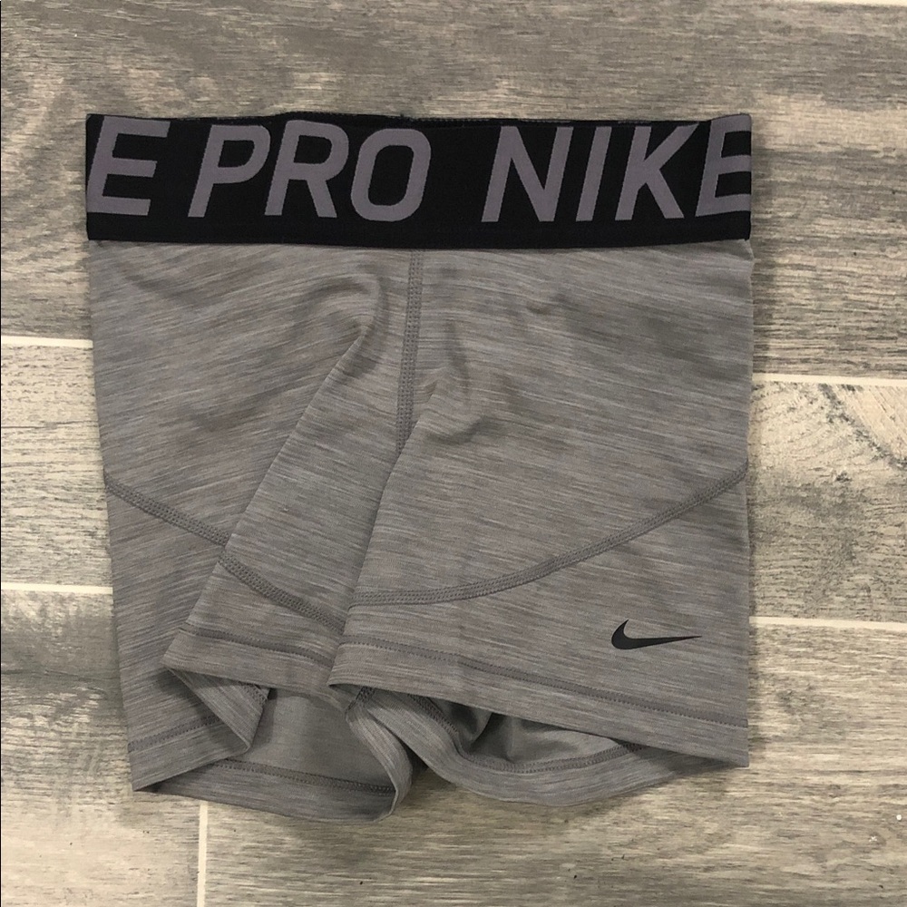 Nike Heather Gray Training Shorts
